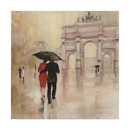 Julia Purinton 'Romantic Paris Ii' Canvas Art,18x18